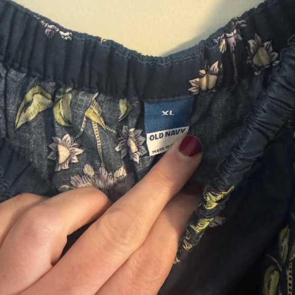 Old Navy Navy Floral Dress - Picture 4 of 5